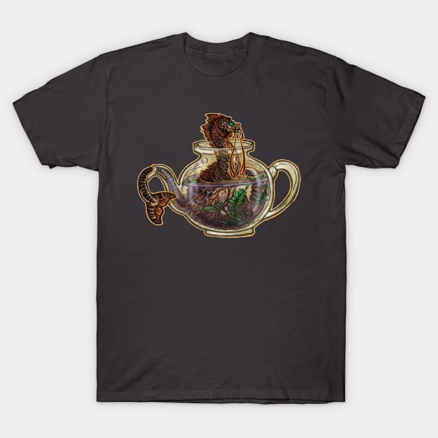 Ness-Tea T-Shirt by Painting Dragon Feathers